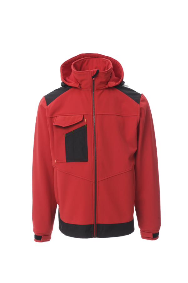 Work Hooded Softshell Jacke