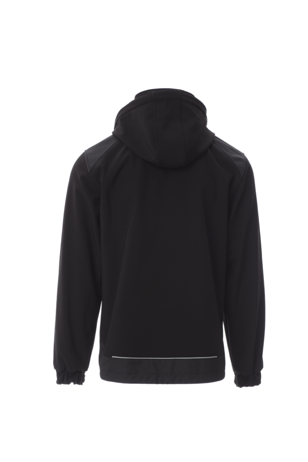 Work Hooded Softshell Jacke – Bild 4